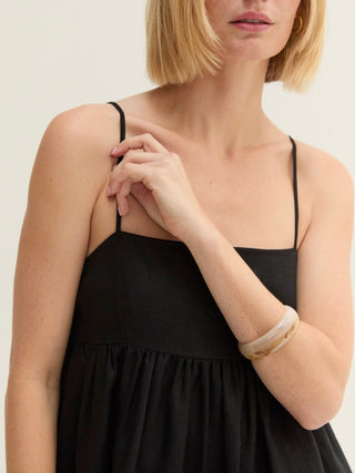 Isla Babydoll Top Black