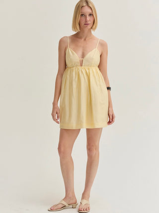 Sylvie Babydoll Dress Butter