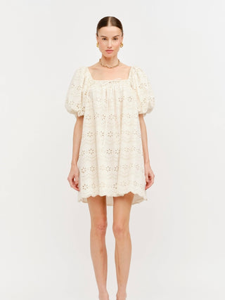 Bianca Cream Floral Dress