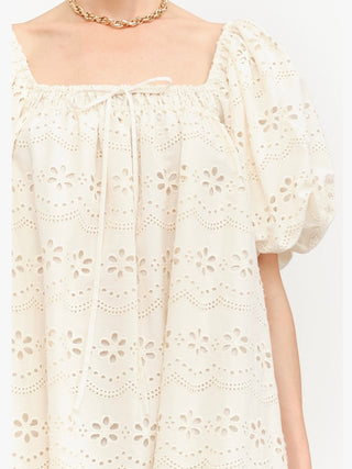 Bianca Cream Floral Dress