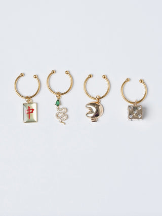 Mahjong Wine Charm Set