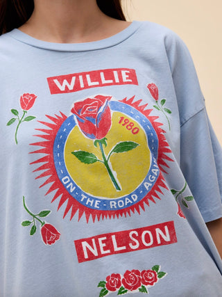 Willie Nelson Rose Label Tee