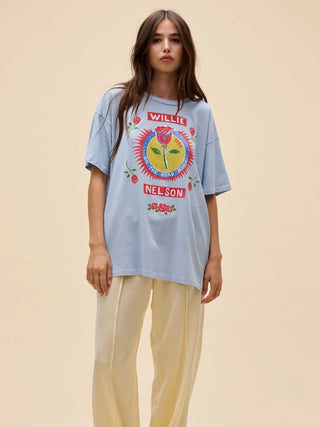 Willie Nelson Rose Label Tee