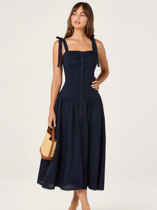 Marie Navy Dress