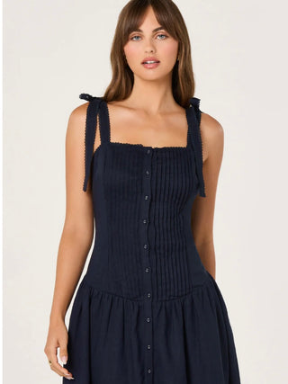 Marie Navy Dress
