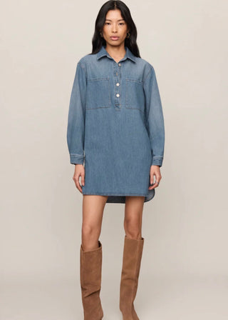 Lucie Denim Shirt Dress