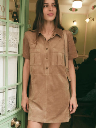 Leone Suede Mini Dress