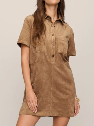 Leone Suede Mini Dress