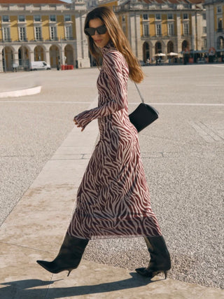 Sevilla Mesh Midi Dress