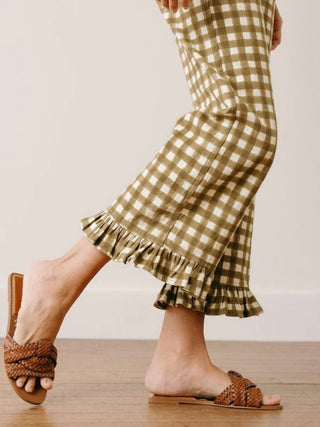Painted Gingham Romy Pants
