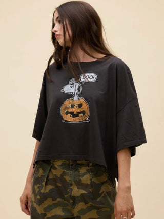 Peanuts Spooky Cropped Tee