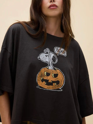 Peanuts Spooky Cropped Tee