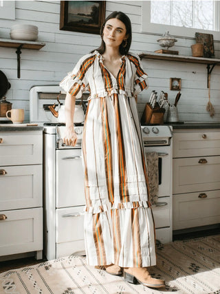 Vintage Stripe Charlotte Dress
