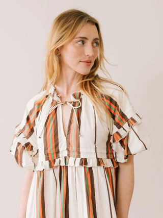 Vintage Stripe Charlotte Dress