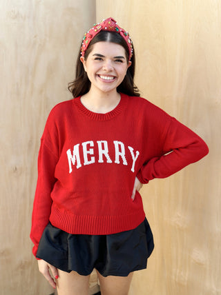 Sienna Sweater Merry Haute Red