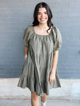 Into the Woods Dress Olive