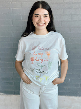 Cocktails Boyfriend Tee