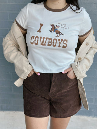 Love Cowboys Baby Tee