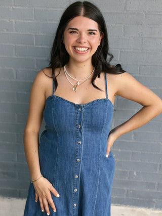 Angel Eyes Midi Dress