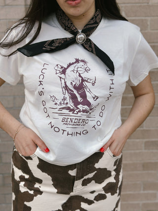 No Luck Women's Crop Tee