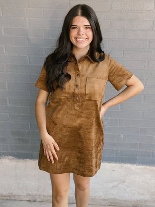 Sydney Suede Mini Dress