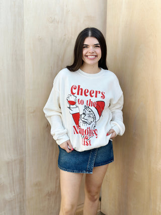 Cheers Naughty List Sweatshirt