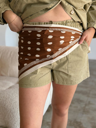 Dipped Scarf Belt