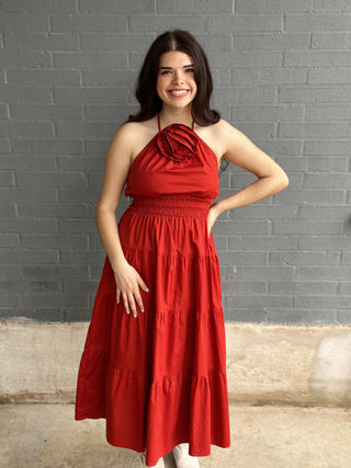 Brielle Dress Poppy Red