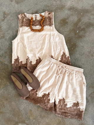 Honey Oak Lace Top