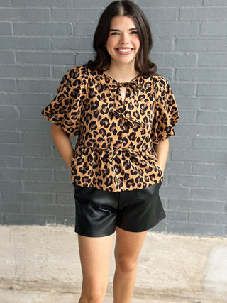 Living in Leopard Top