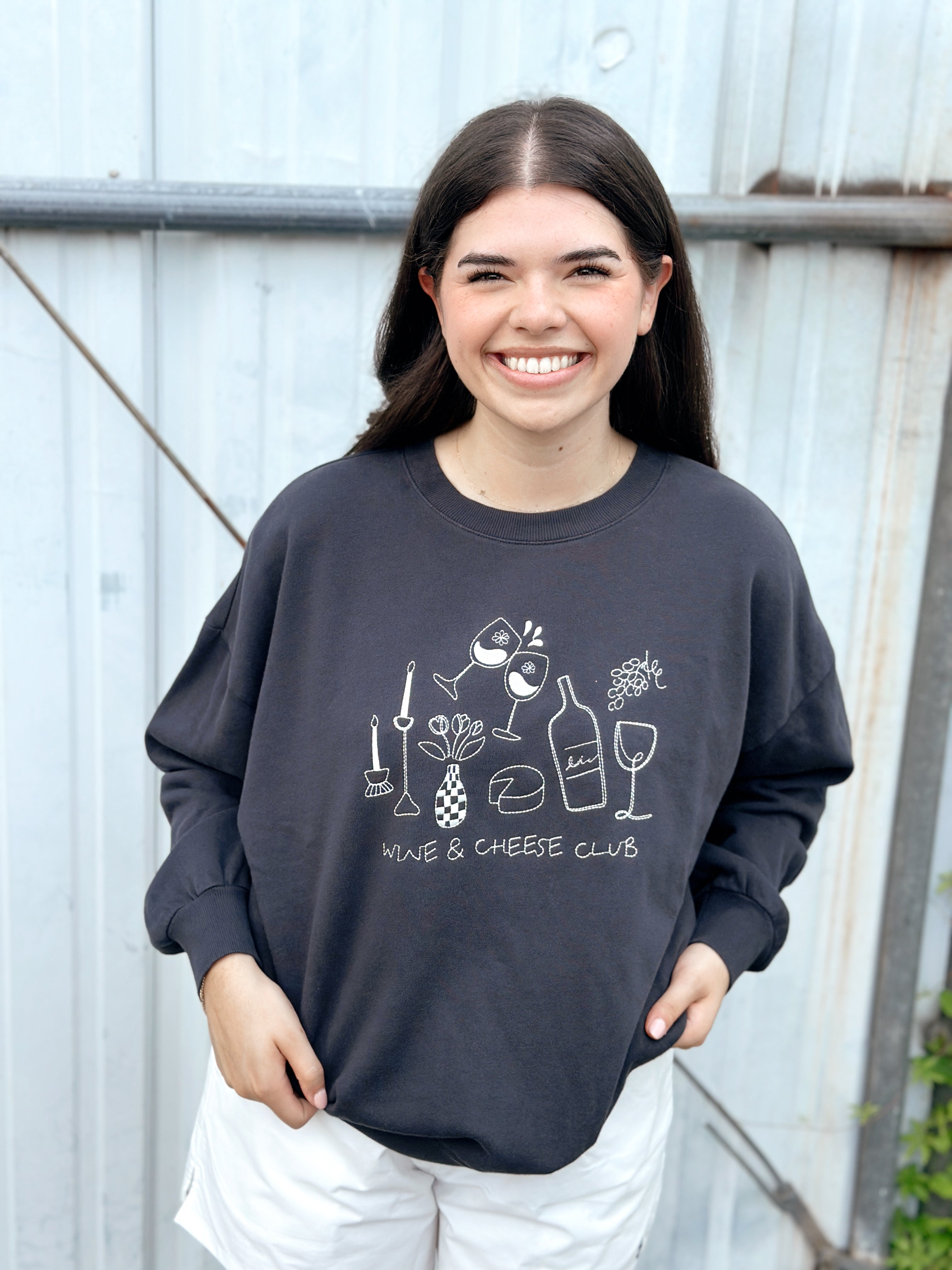 Wine Club Sunday Sweatshirt – Emerson Rose