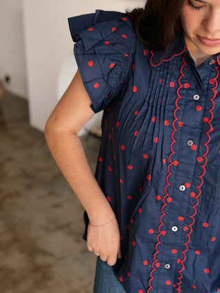 Mulberry Morning Top
