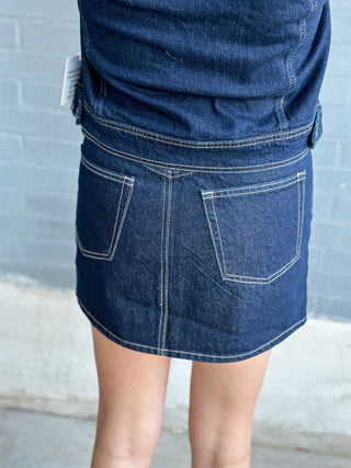 Country Roads Denim Skirt