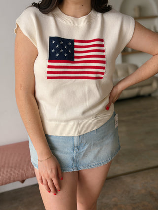 American Dream Flag Sweater