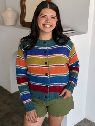 Rogers Striped Cardigan