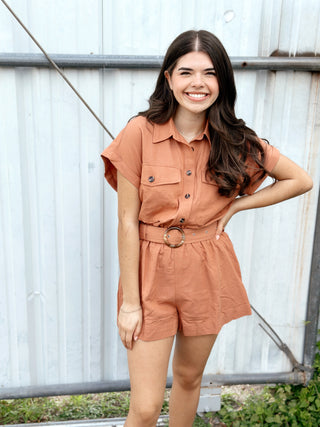 Apple Cider Sippin' Romper