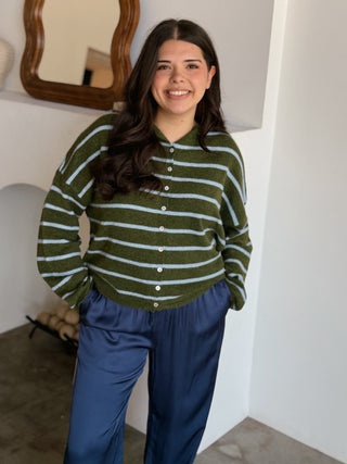 Piper Striped Cardigan