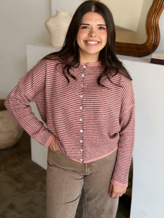 Piper Pin Striped Cardigan