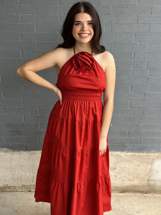 Brielle Dress Poppy Red