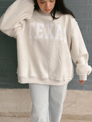 Texas Mock Neck Sweatshirt