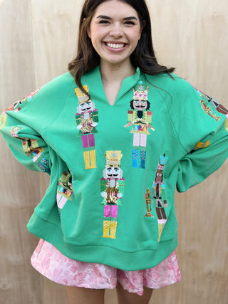 Green Nutcracker Band Sweatshirt