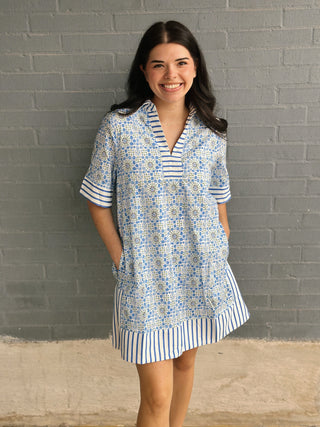 Magnolia Dress Blue