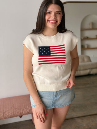 American Dream Flag Sweater