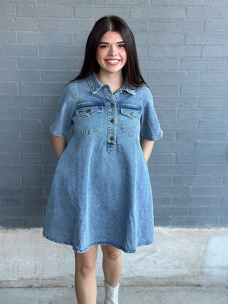 Paloma Denim Dress