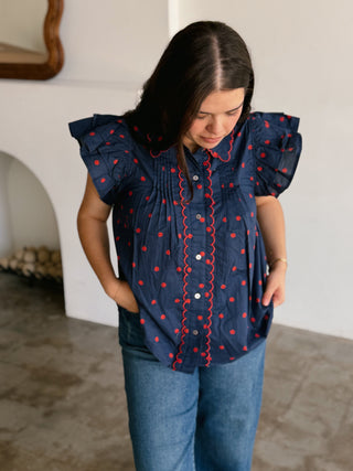 Mulberry Morning Top