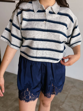 Striped Rugby Polo