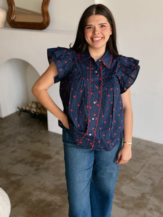 Mulberry Morning Top