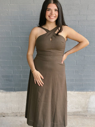 Backyard Dress Olive
