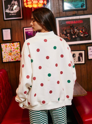 Joy Polka Dot Sweatshirt